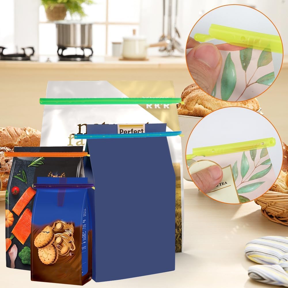 30 Stck Verschlussklammern fr Beutel, 28.5/22.5/18.5/12.5/9 cm Bag Tasche  Sealer Sticks, Klammern Tten Clips Wiederverwendbar, Kunststoff  Verschlussclips fr Aufbewahren von Lebensmittel(5 Gre) : Amazon.de:  Gewerbe, Industrie & Wissenschaft