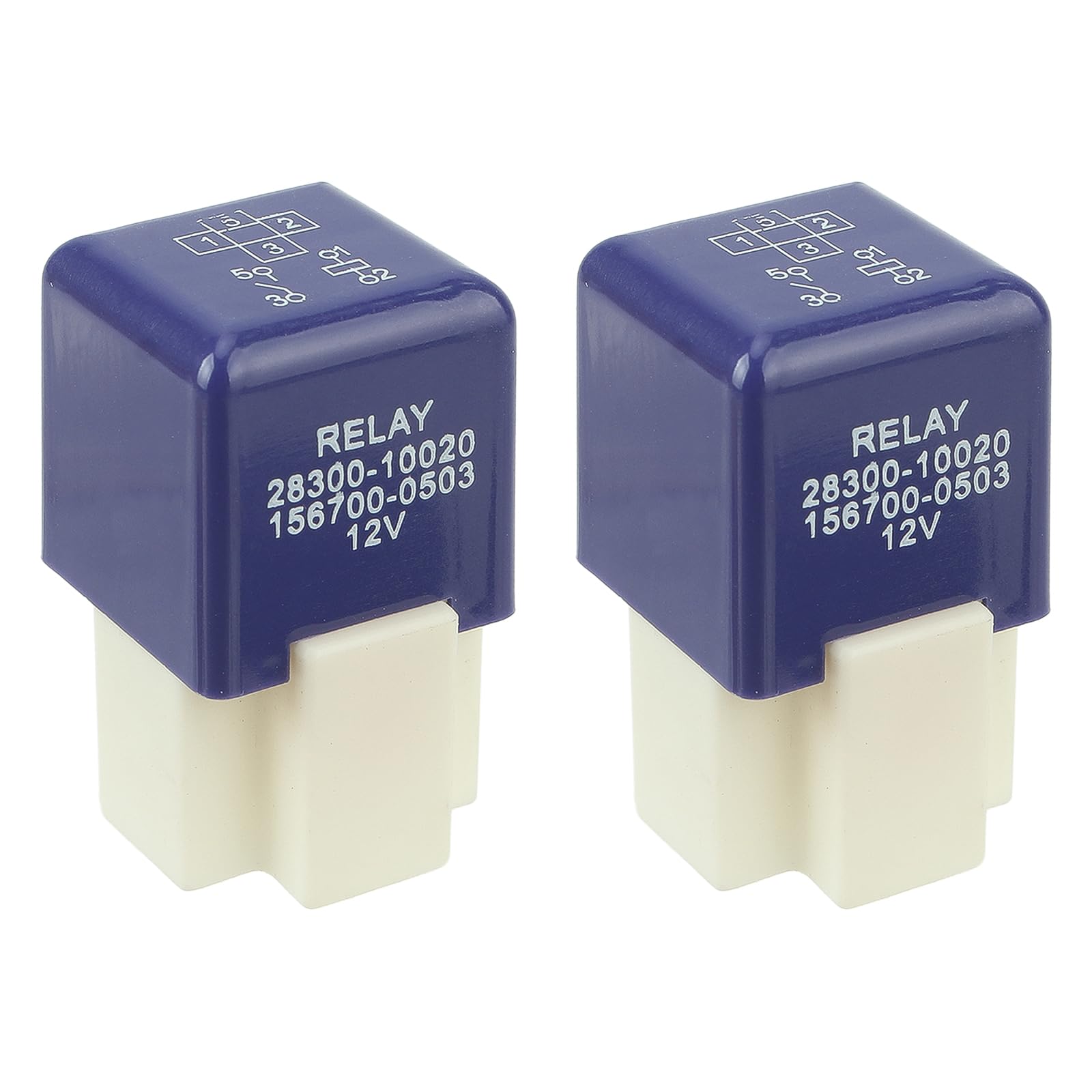 GoaMotors 2Pcs 4 Pin Relay 12V Starter Relay 2830010020
