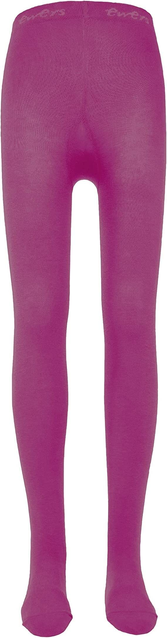 EWERS Collants bébé & Enfant, pour Filles et garçons, Couleurs Unies, Coton, fabriqué en Europe, 2 Paires