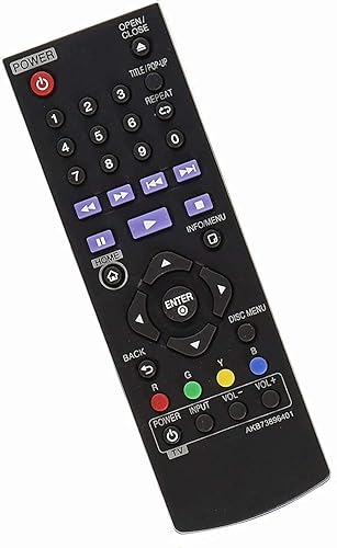 Nuevo AKB73896401 Remoto de Repuesto para LG Blu Ray Disc DVD Player