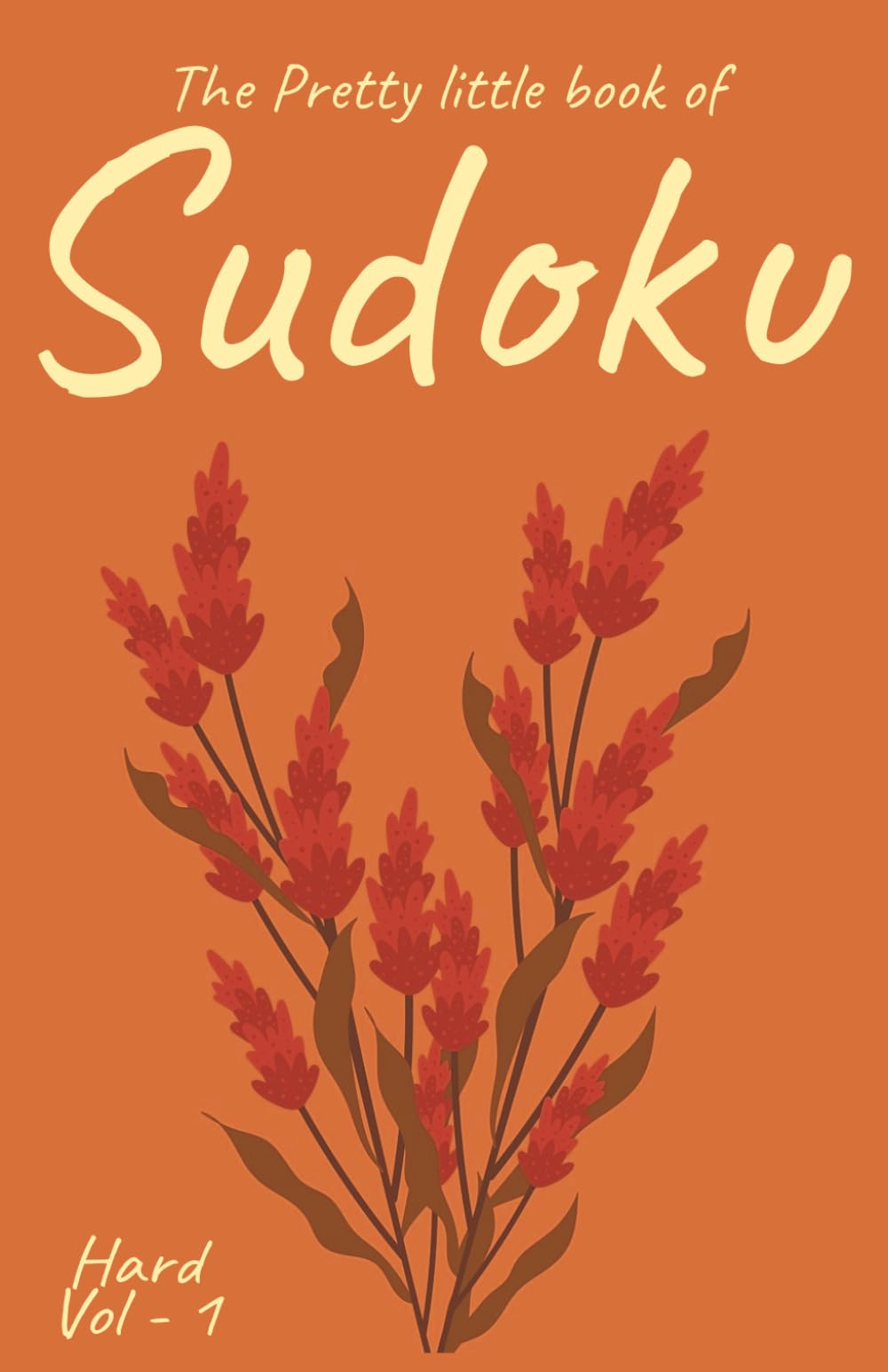 The Pretty Little book of SUDOKU: Hard level SUDOKU Puzzle Travel Size 5.8X8.5-A5