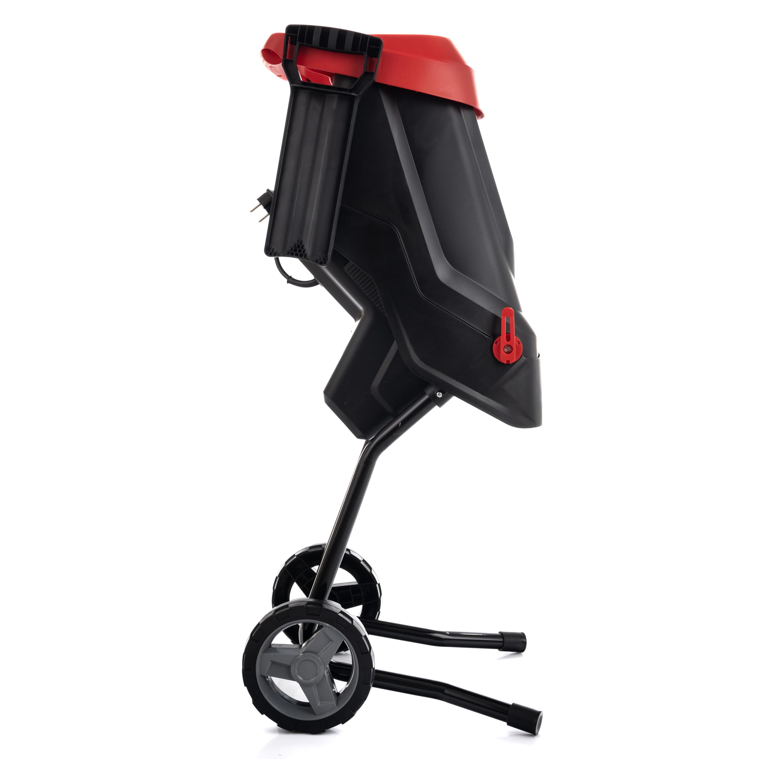 LEHMANN Broyeur de Végétaux Électrique, Épaisseur de Coupe jusqu'à 45 mm, Sac 45 L, Lame en Acier au Carbone SK5, Silencieux, Kit d'Accessoires de Jardin – Sécateur et Lunettes de Protection