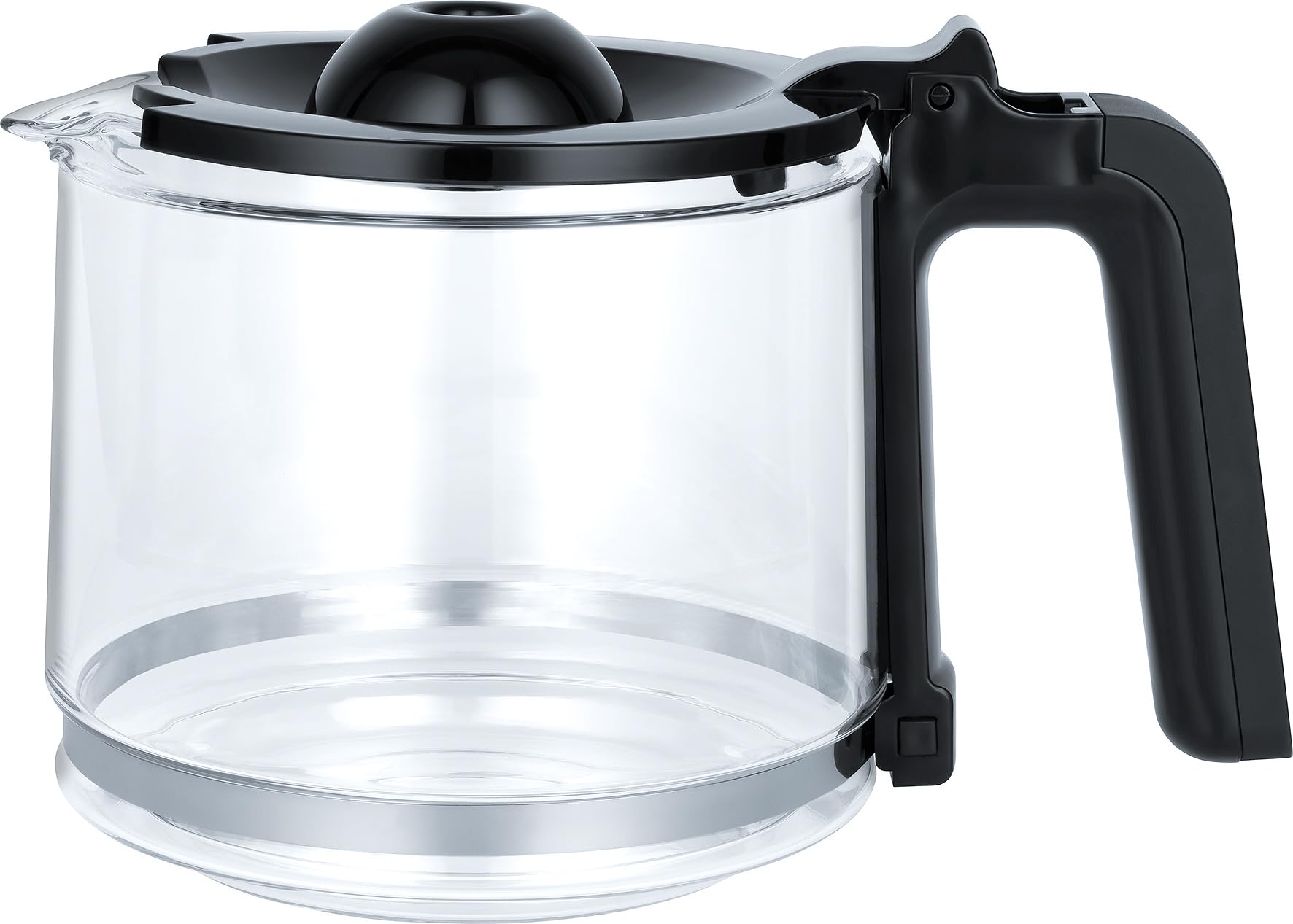 Cafetera de filtro Steba con jarra de cristal, fácil limpieza, piezas aptas para lavavajillas y gran abertura de la tapa para facilitar el llenado. KM F2.