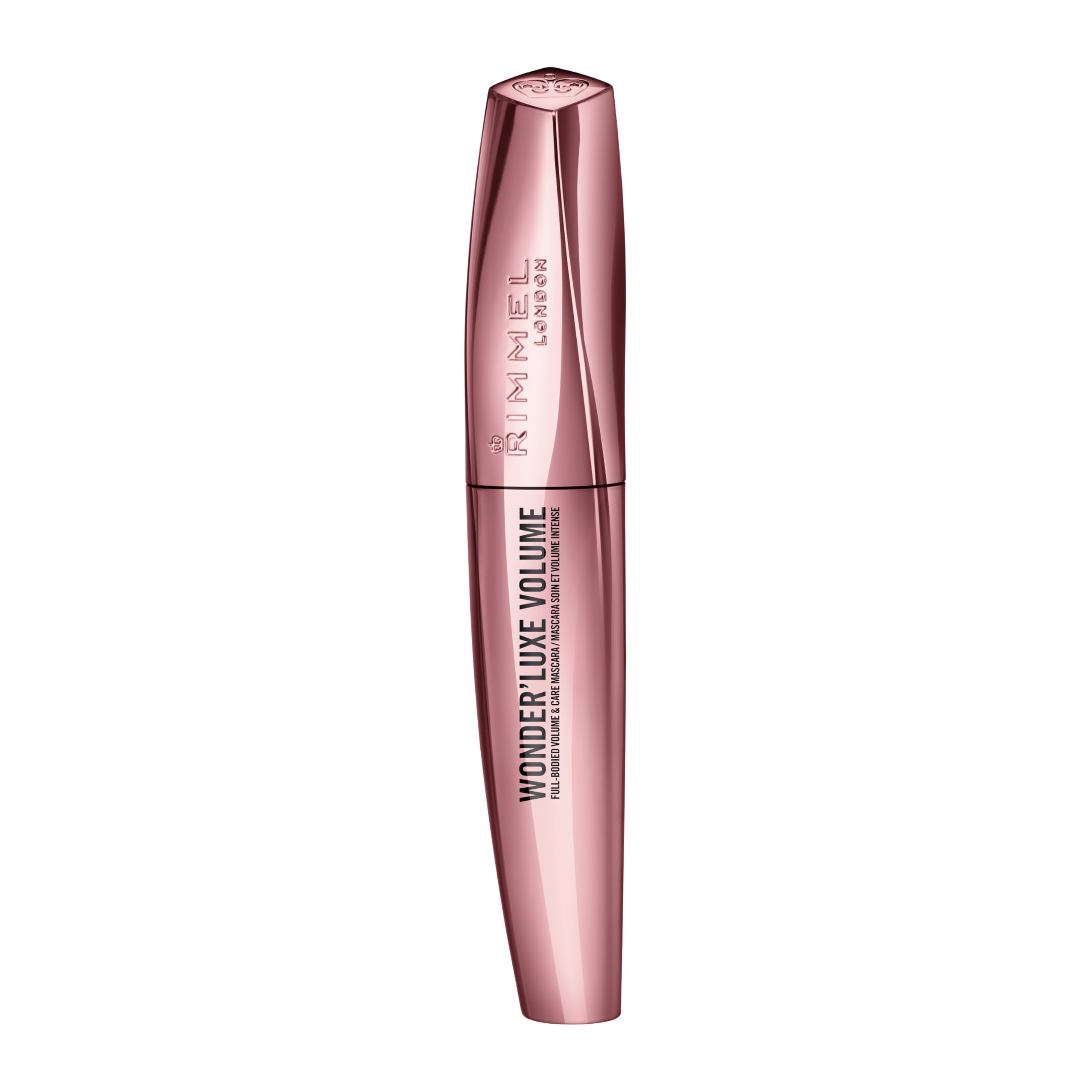 Rimmel London Cofanetto Regalo Live Your London Look, Pochette con Mascara Wonder'Luxe Volume, Matita Occhi Scandal'Eyes Kohl Black Waterproof e Rossetto Liquido Thrill Seeker Lip Latex