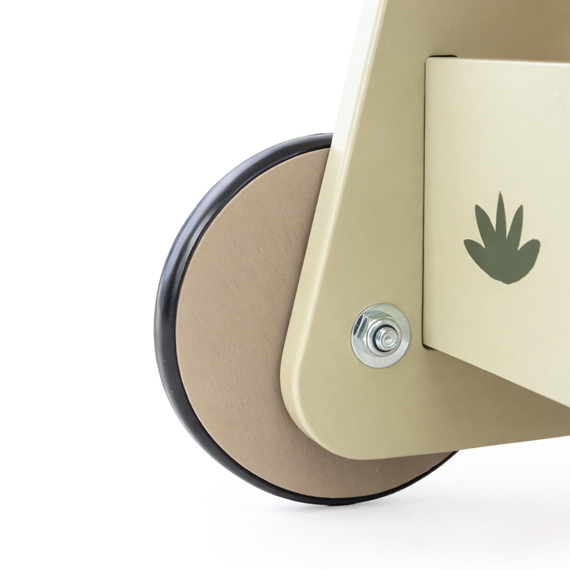 Mamabrum Carrello per la pulizia dei bambini in legno con accessori su ruote set da 11 pezzi giocattolo educativo gioco di ruolo