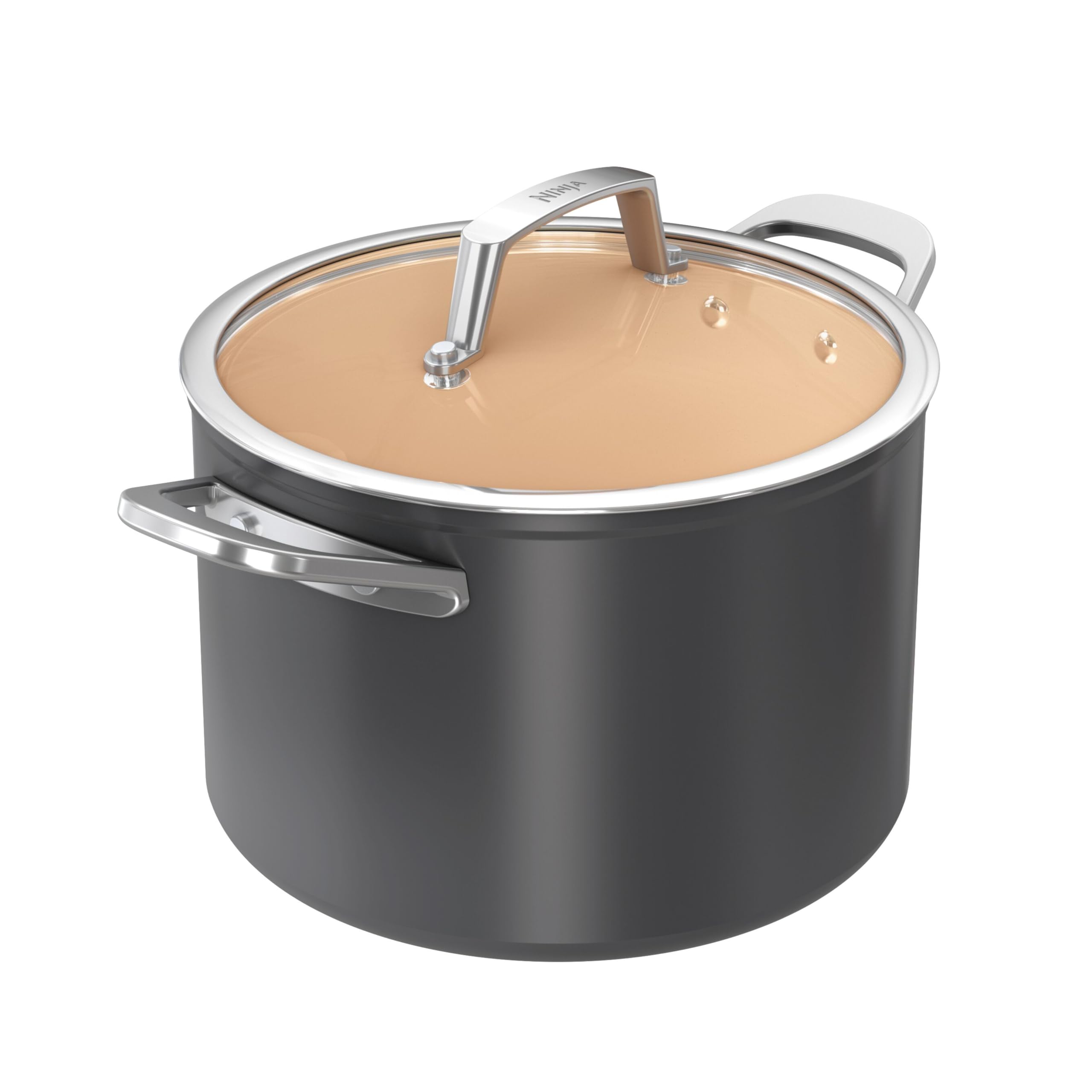 Marmite en céramique robuste Ninja 22 cm haute résistance 285 °C faitout induction premium