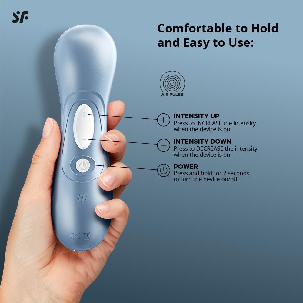 Satisfyer Pro 2 Vibrator Sex Toy | Adult Toys for Women | Suction and Clitoral Stimulation Vibrator | Vibrating Sexual Pleasure Device | Stimulation Vibrators | Female Wellness Tools | Woman Sextoy: Blue