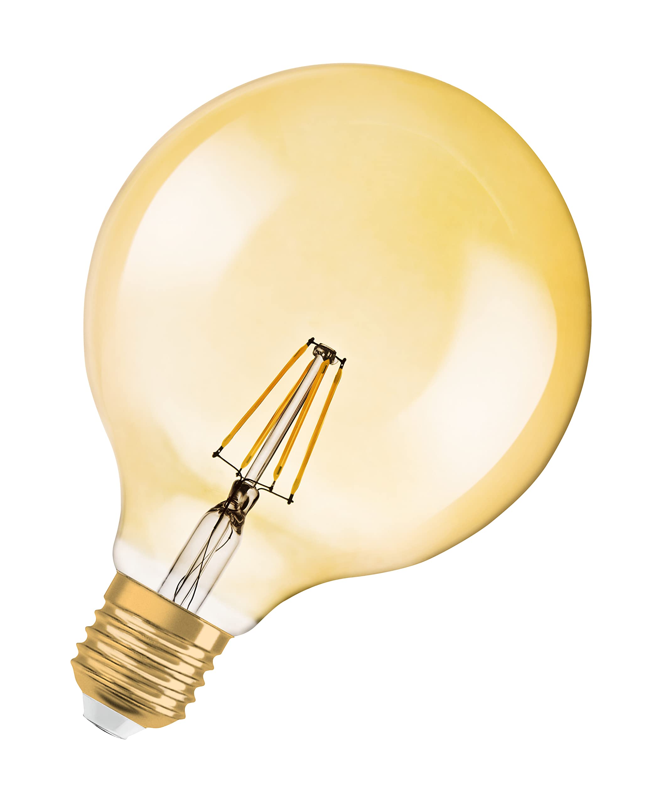 Osram Ball Shape Vintage Edition 1906 LED Lamp, Glass, Warm White, E27, 6.5 W