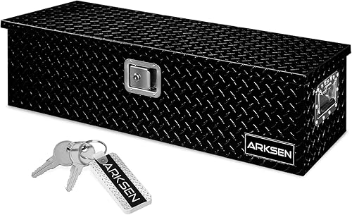 Miniatura 13 de ARKSEN Caja de herramientas de aluminio resistente e impermeable de 49 x 15 x 15 pulgadas, caja de herramientas de aluminio resistente al agua con