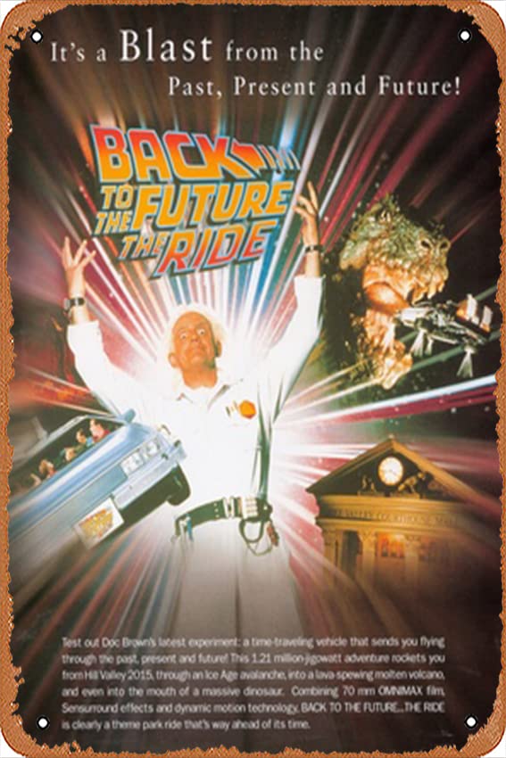 Amazon.com: Back to the Future The Ride Poster 8 x 12 Inches