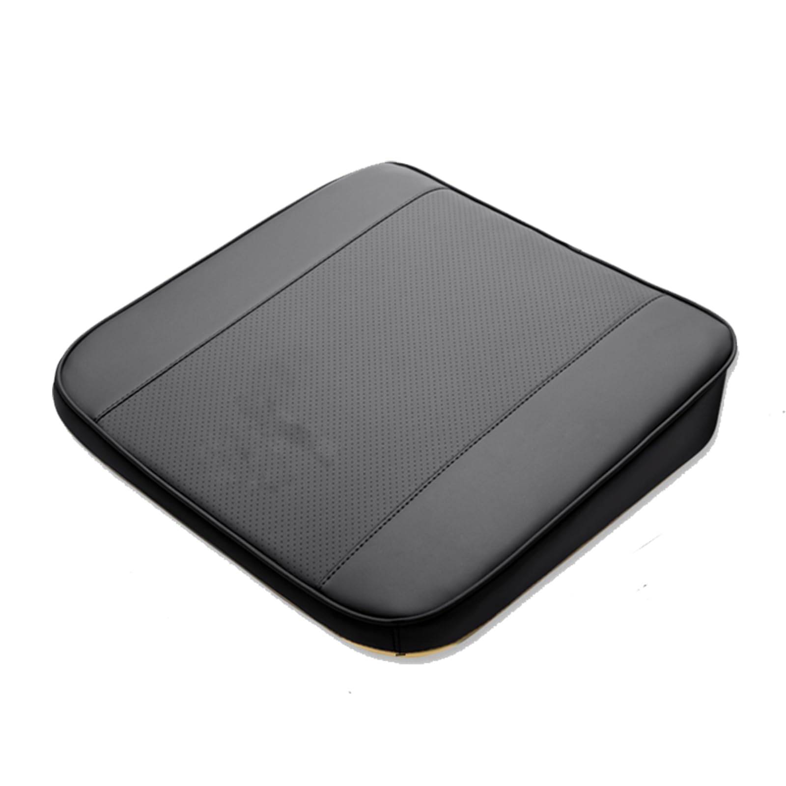 WENINETIES 1 PCS Car Seat Cushion for BYD Dolphin Surfing 2025, Booster Pad Leather Memory Foam Ergonomic Wedge Support Sight Improvement Seat Riser,Black
