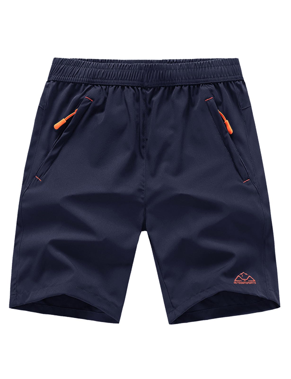 Rdruko Men's Quick Dry Hiking Shorts Lightweight Running Gym Outdoor Active Shorts with Zipper...