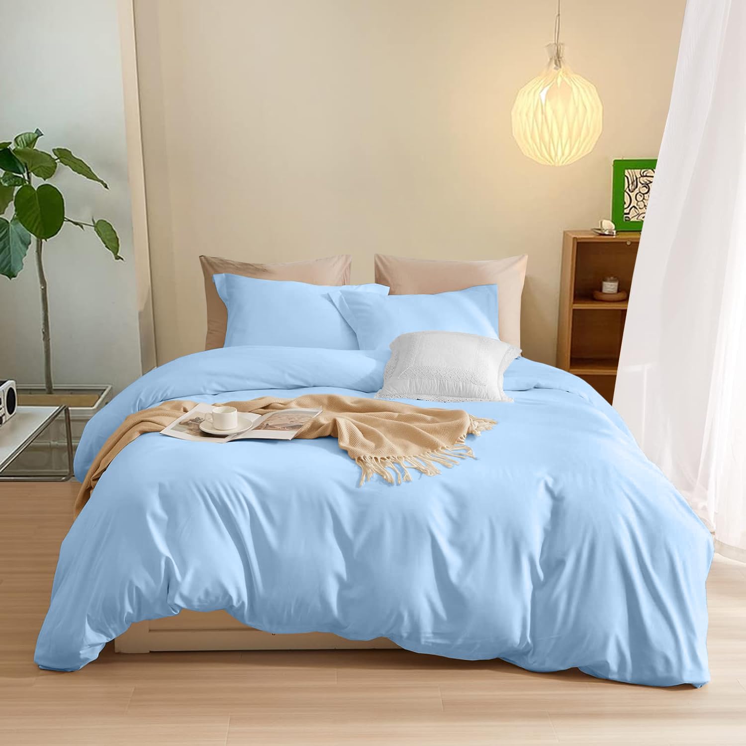 Amazon.com: Ossam Linen 600-TC Modern and Stylish Look Duvet