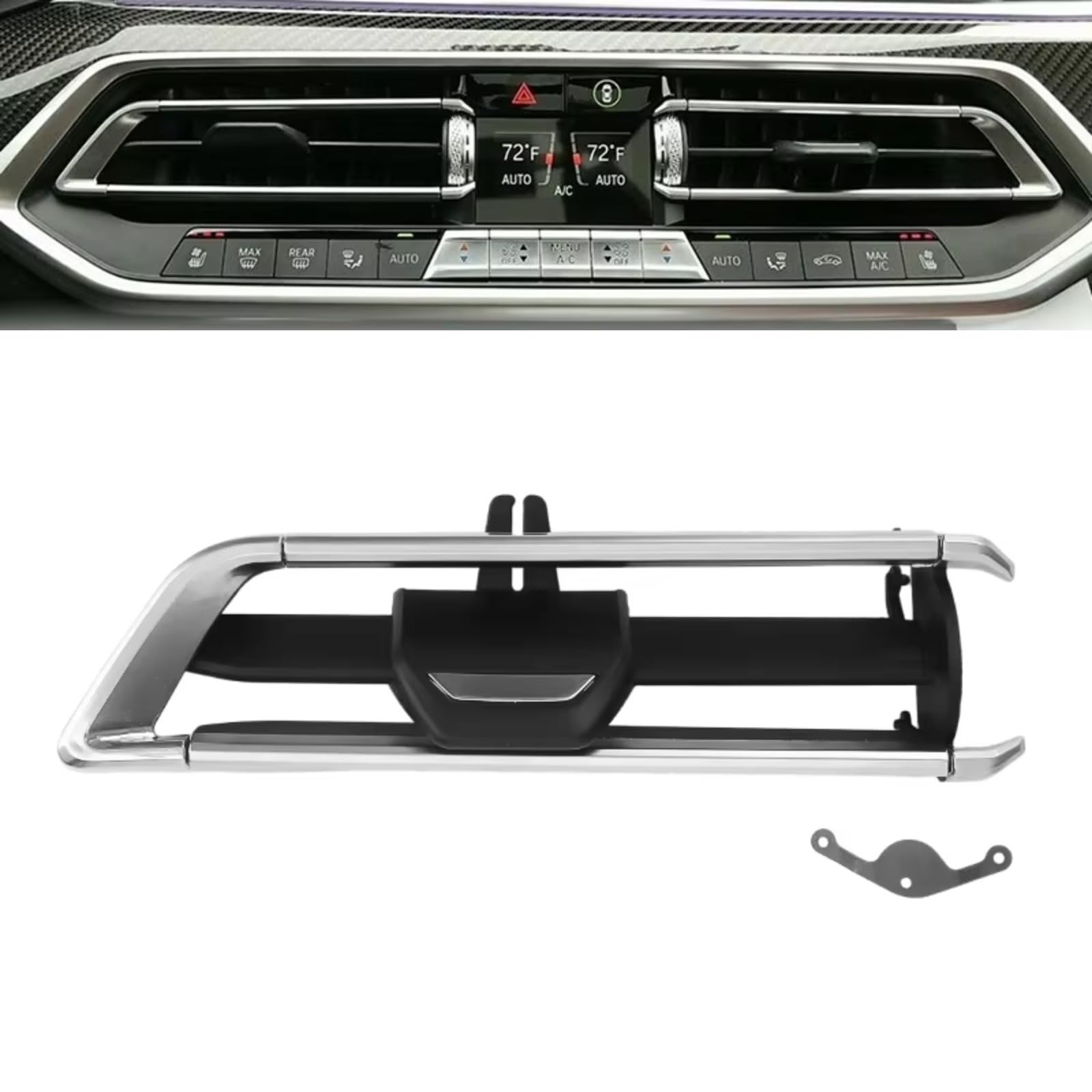 Klips do kratki wentylacyjnej do G06 X6 2020-2021 (prawy) | Kompatybilny z BMW, 64119458541, 64119458543, bezpośredni zamiennik, łatwy montaż, dopasowanie, wytrzymała konstrukcja