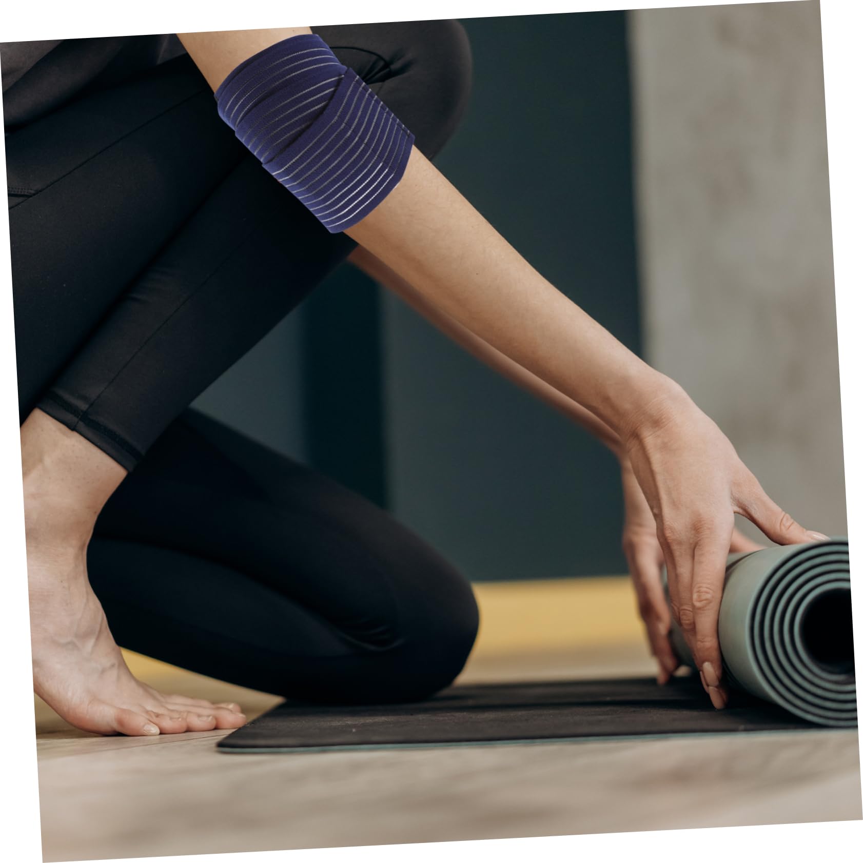 Didiseaon Winding Strap Fitness Weightlifting Wraps Elbow Elastic Knee Brace Elasticity Strap Arm Elbow Wraps Medical Elasticity Strap Sports Combination