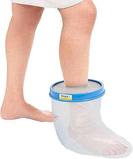TKWC INC Water Proof Leg Cast Cover for Shower - Watertight Foot Protector (Foot & Ankle)