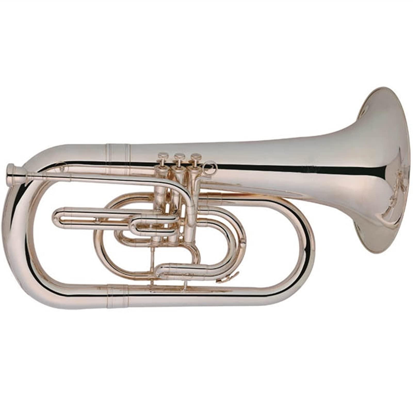Nickel Plated Tone Bb Marching Euphonium Student Euphonium