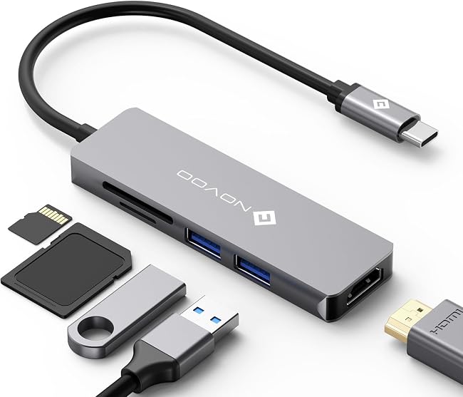 Hub Usb C 5 En 1 Novoo