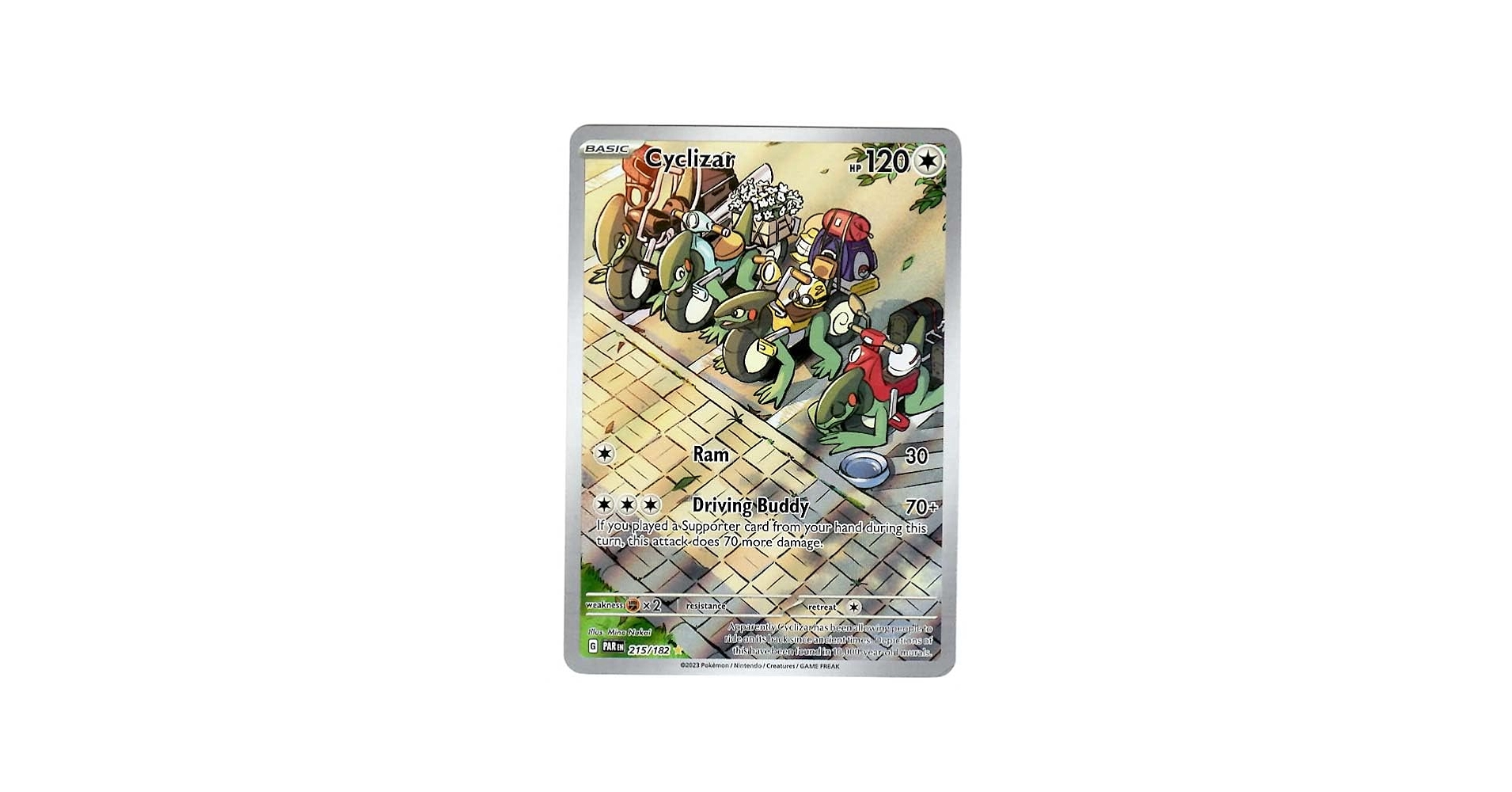 Amazon.com: Pokemon - Cyclizar 215/182 - Paradox Rift