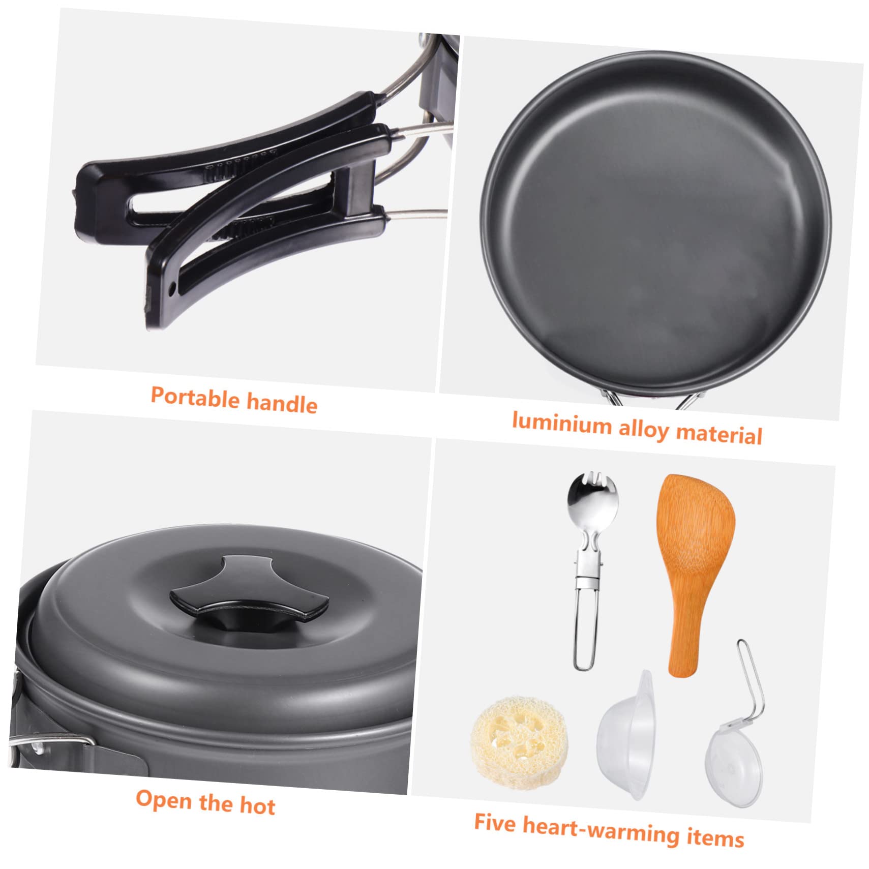 ibasenice 1 Set Utensili Picnic per Outdoor per Escursioni e Attività