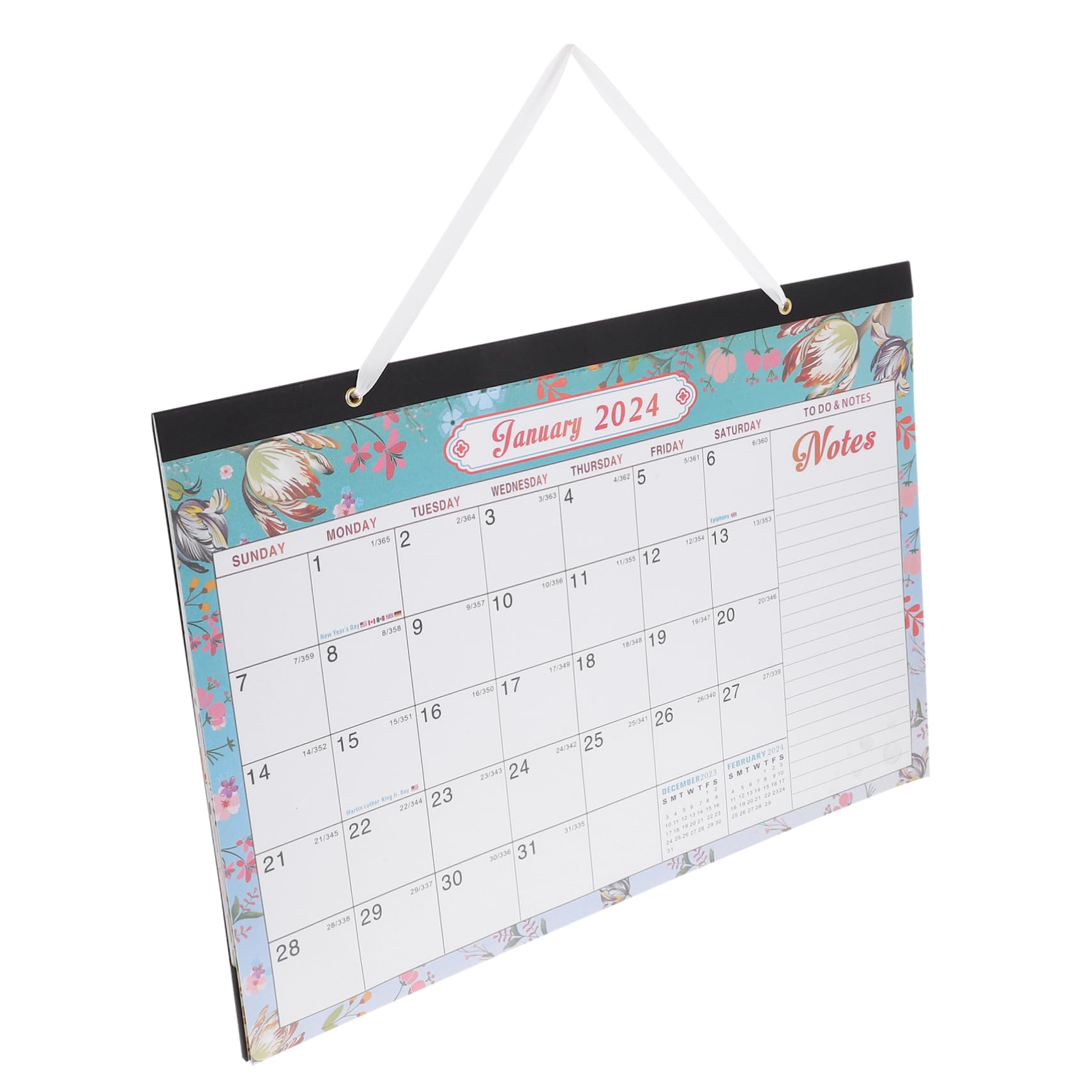 TEHAUX 2stücke Wandkalender Mit Feiertagen Praktischer Monatskalender Für Büro Und Zuhause Zur Zielverwirklichung Und Planung Klare Druckqualität Langlebige Materialien