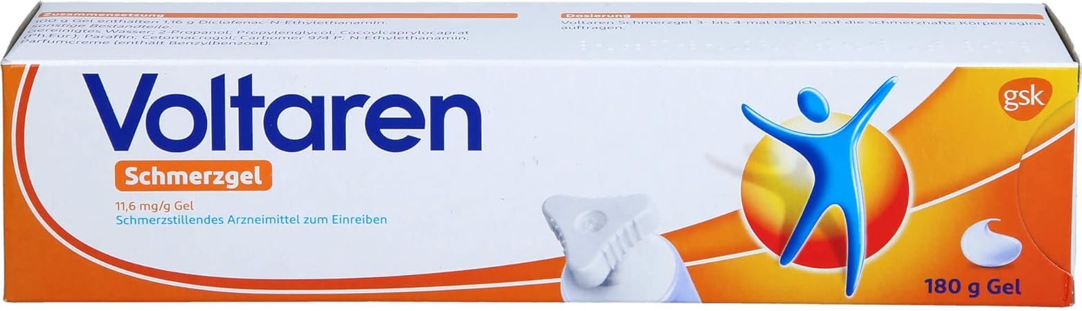 Voltaren Schmerzgel mit Komfort-Drehverschluß 2x180g