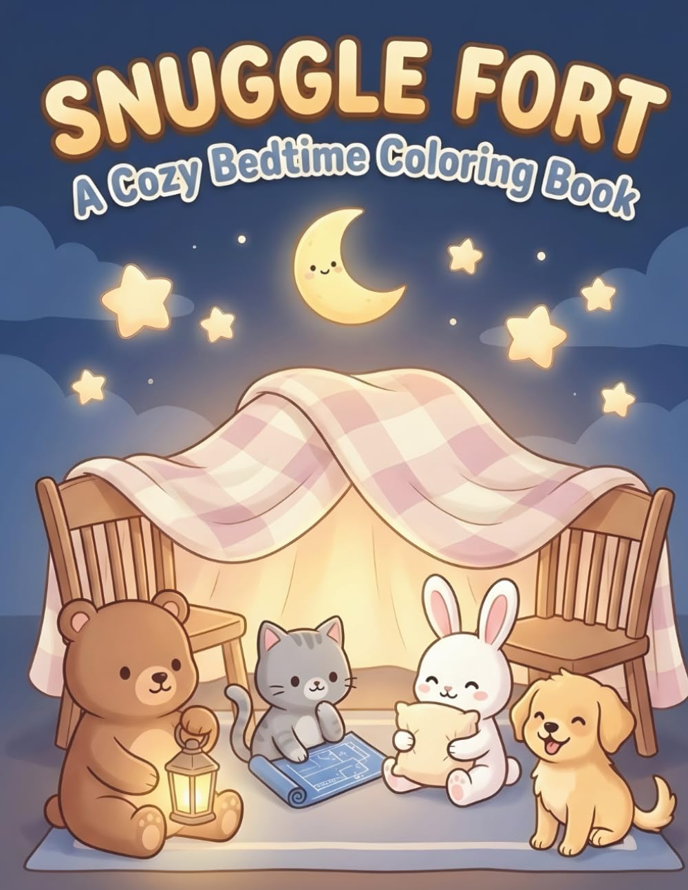 Snuggle Fort: A Cozy Bedtime Coloring Book (Snuggle Fort Adventures)