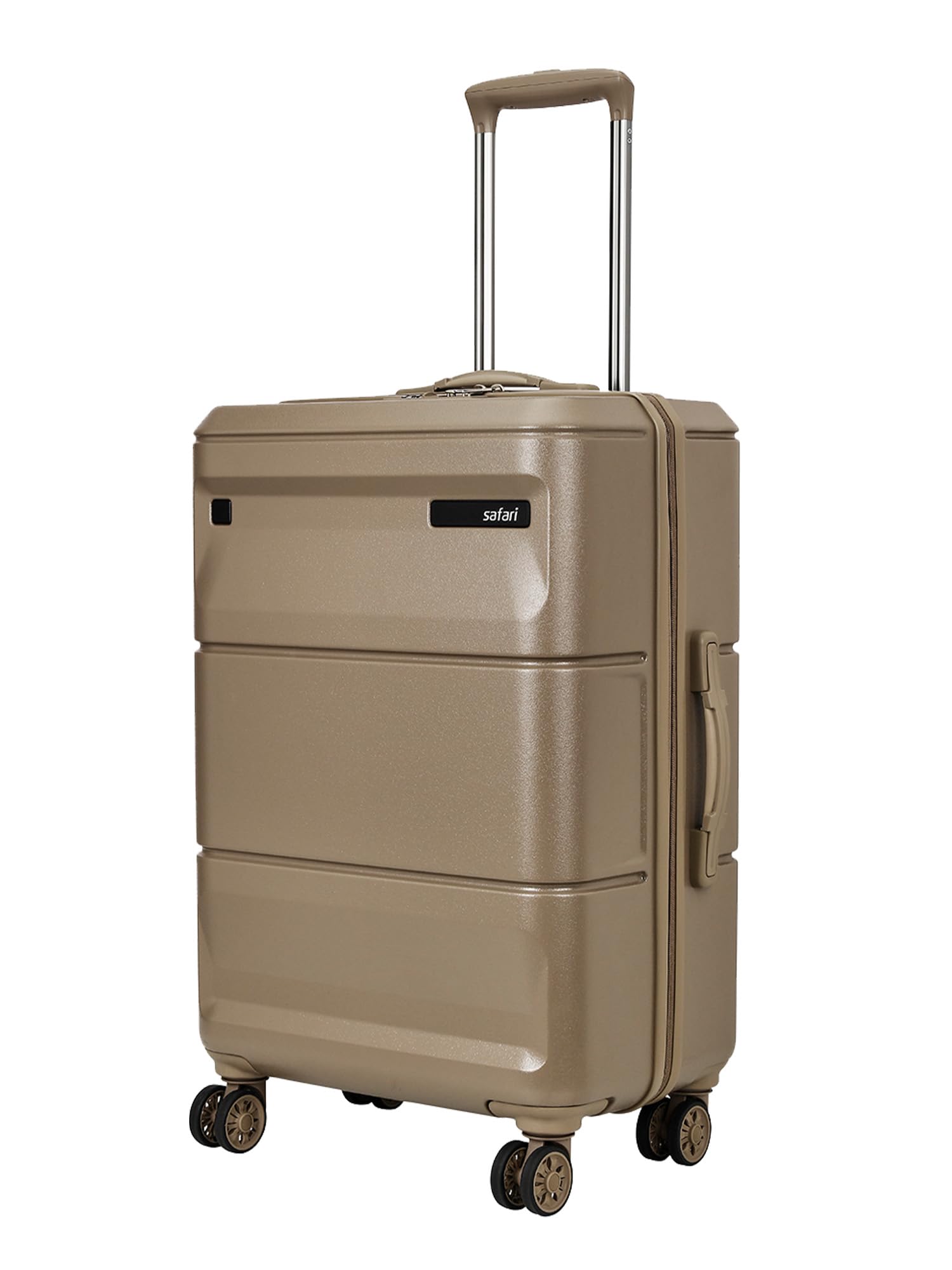 safari Cosmic Medium 8 Wheels 66cm Check-in Trolley Bag Hard Case Polycarbonate 360 Degree Wheeling System Luggage, Anti-Theft Zipper, Trolley Bags for Travel, Suitcase for Travel, Fossil-picture-20