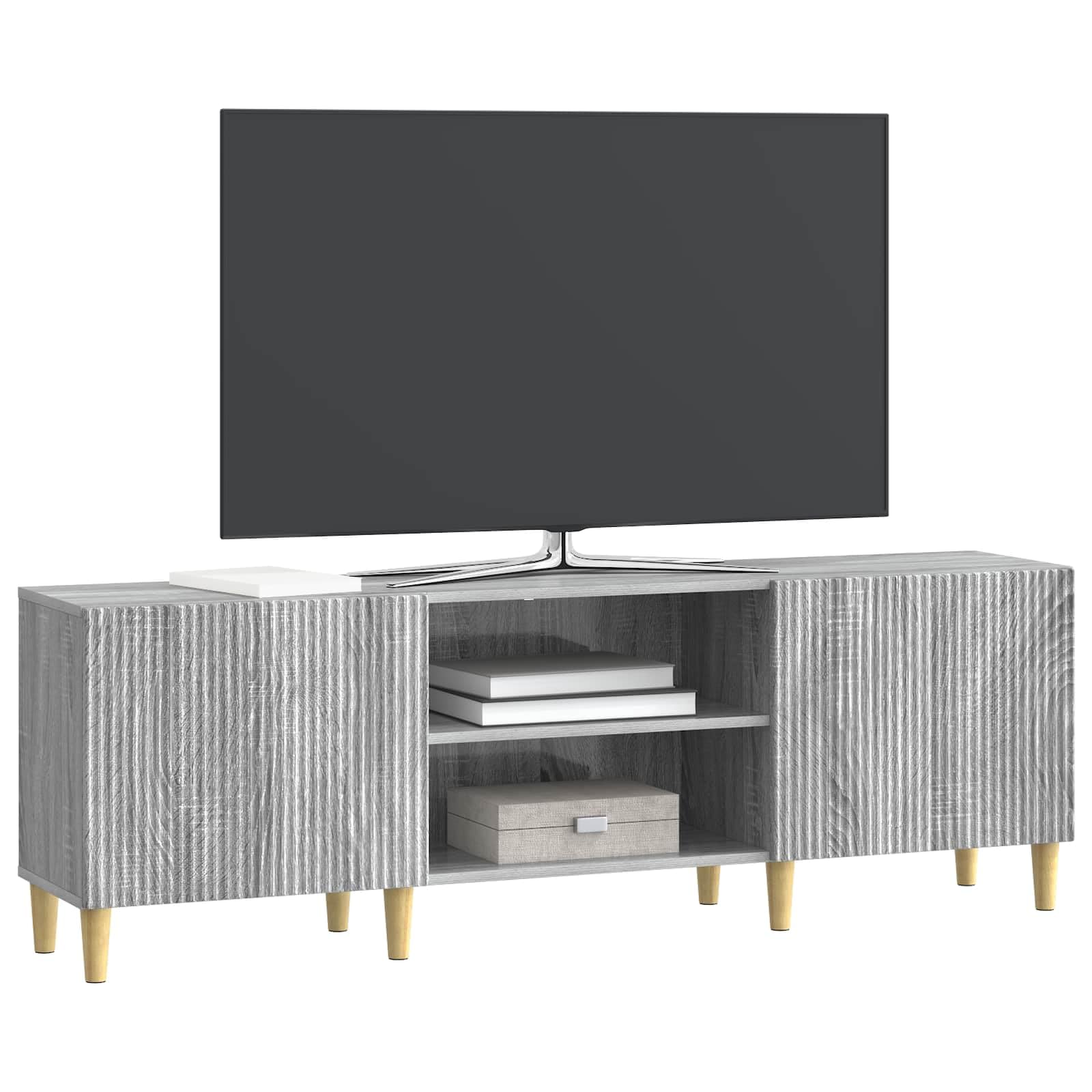 Mobile TV grigio Sonoma, 150 x 31 x 50 cm, in legno