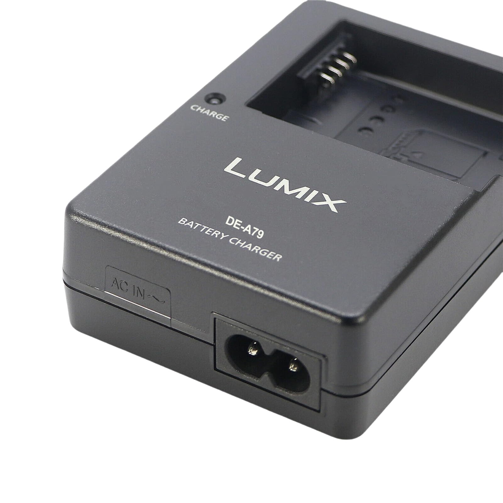 DE-A79 DE-A80 DMW-BLC12 Chargeur de Batterie Compatible avec Panasonic Lumix DC-FZ1000 II, DC-G95, DMC-GX8, DMC-FZ200, DMC-FZ300, DMC-FZ1000, DMC-FZ2500, DMC-G7 HS Appareil Photo & 120cm AC Cord