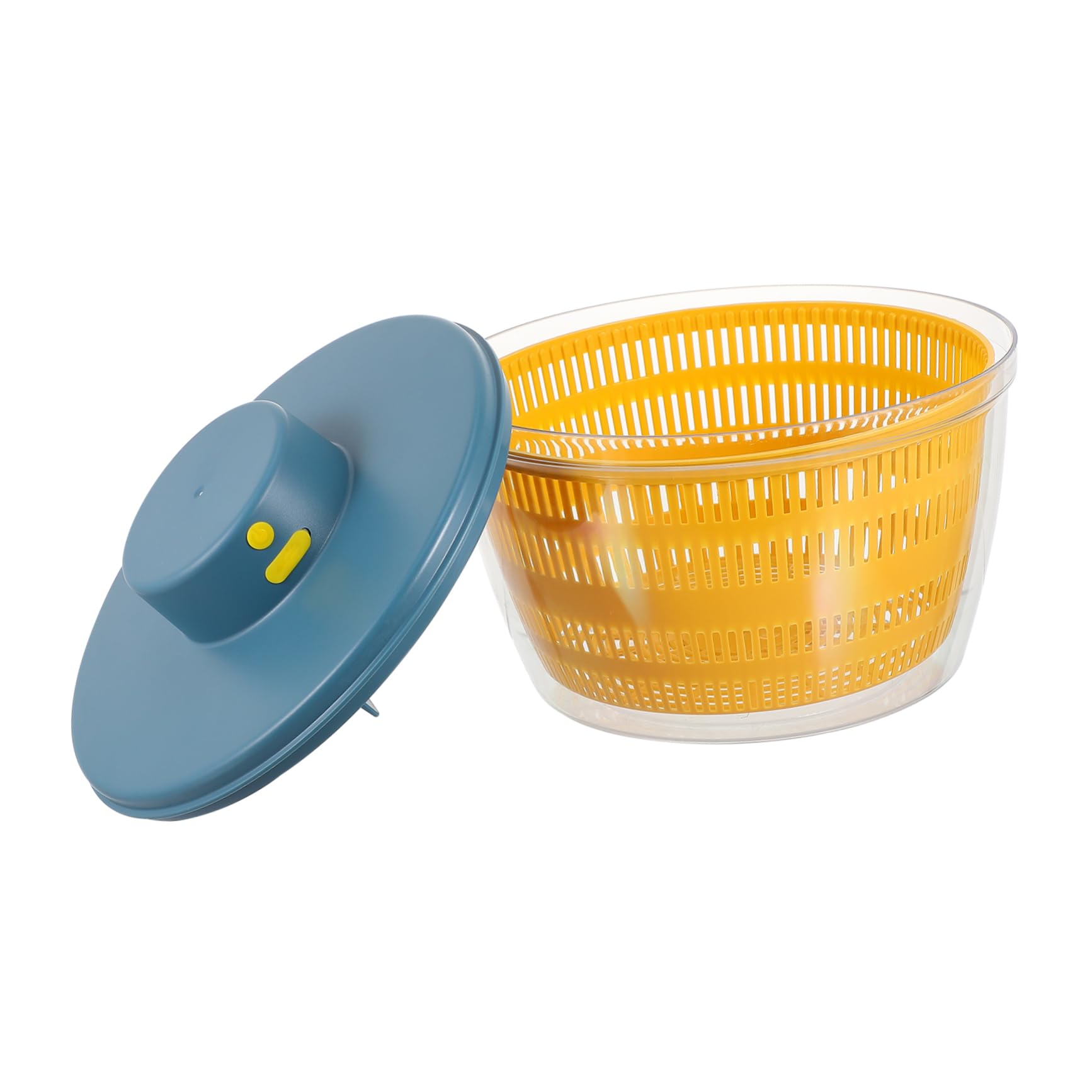 KICHOUSE 1Pc Electric Vegetable Dryer Salad Dehydrator Compact Kitchen Filter Basket Rapid Second Drainage Rechargeable Design for Efficient Food Preparation for Home Restaurant