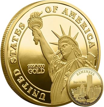 Commemorative Coin America Statue of Liberty Challenge Coin Commemorative Coin Souvenir Crafts Decoration