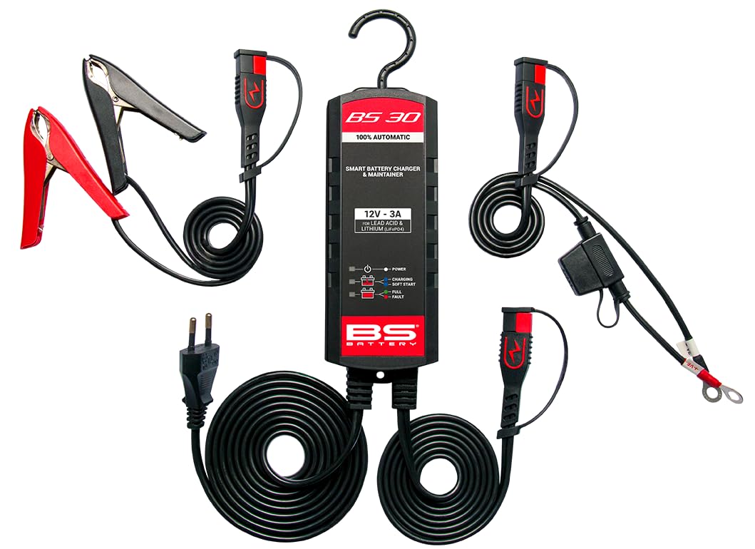 BS Battery Caricabatterie intelligente BS30-12V 3A