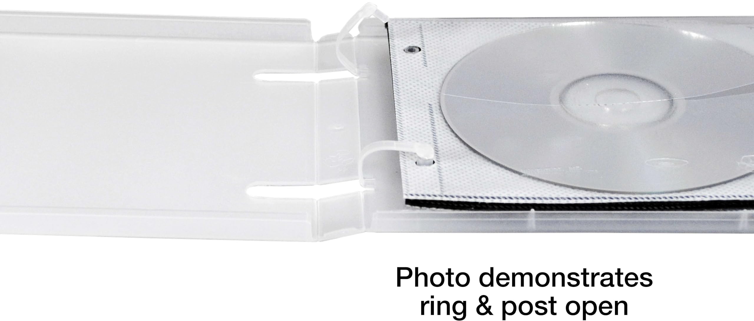 Clear UniKeep Disc 5 CD/DVD Wallet with 5 Pages - Pack of 3 Clear Wallets