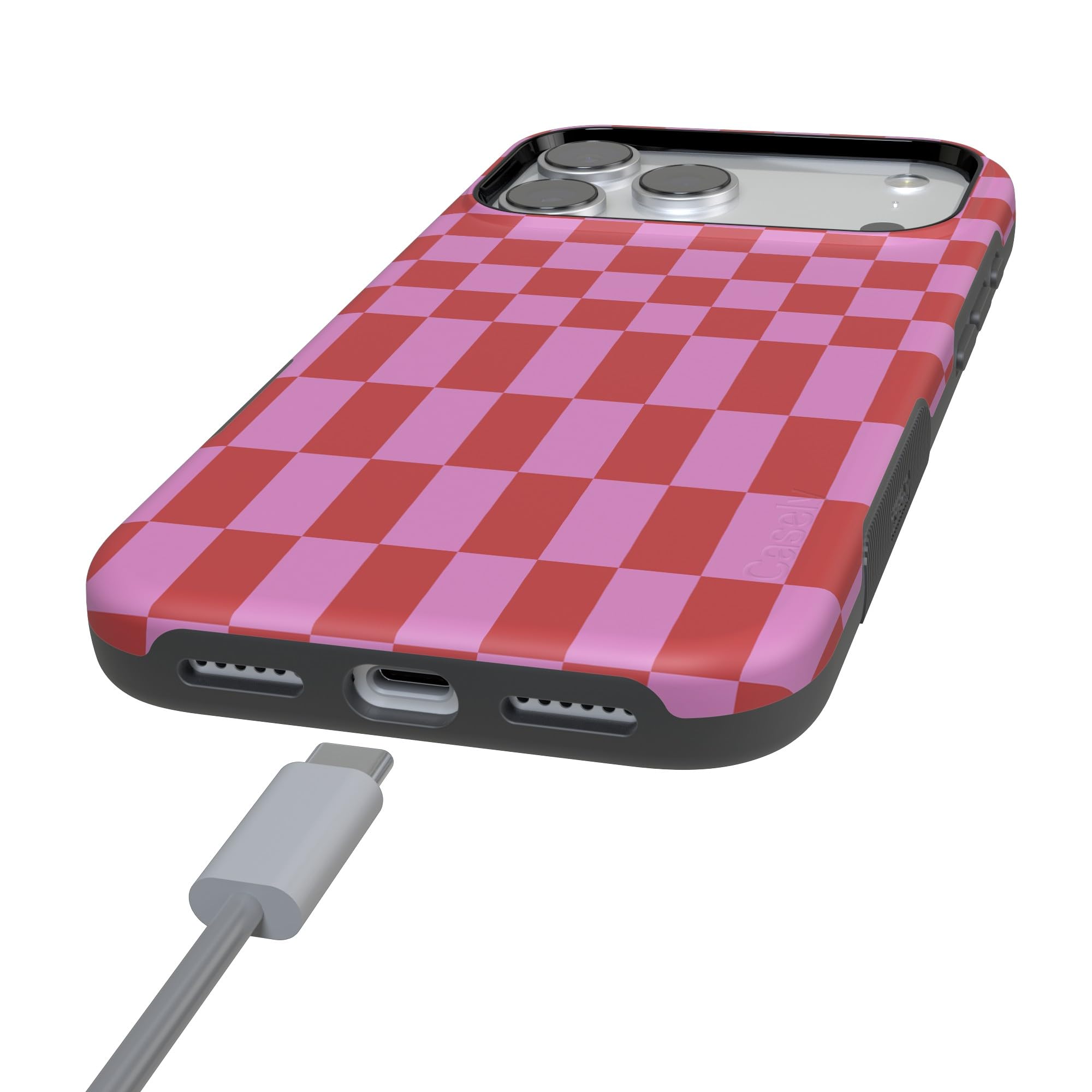 Amazon.com: Casely iPhone 17 Pro Case | Vibe Check | Pink
