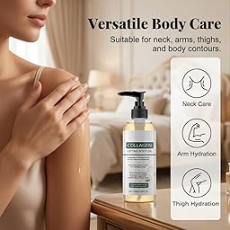 Huile Corporelle Liftante Au Collagène,Huile Corps Au Collagène Pour Femmes,Firmea Collagene Creme Corps,Collagen Lifting Body Oil,Anti Cellulite,Raffermissante,Hydratante,Atténue Les Ridules,Illumine