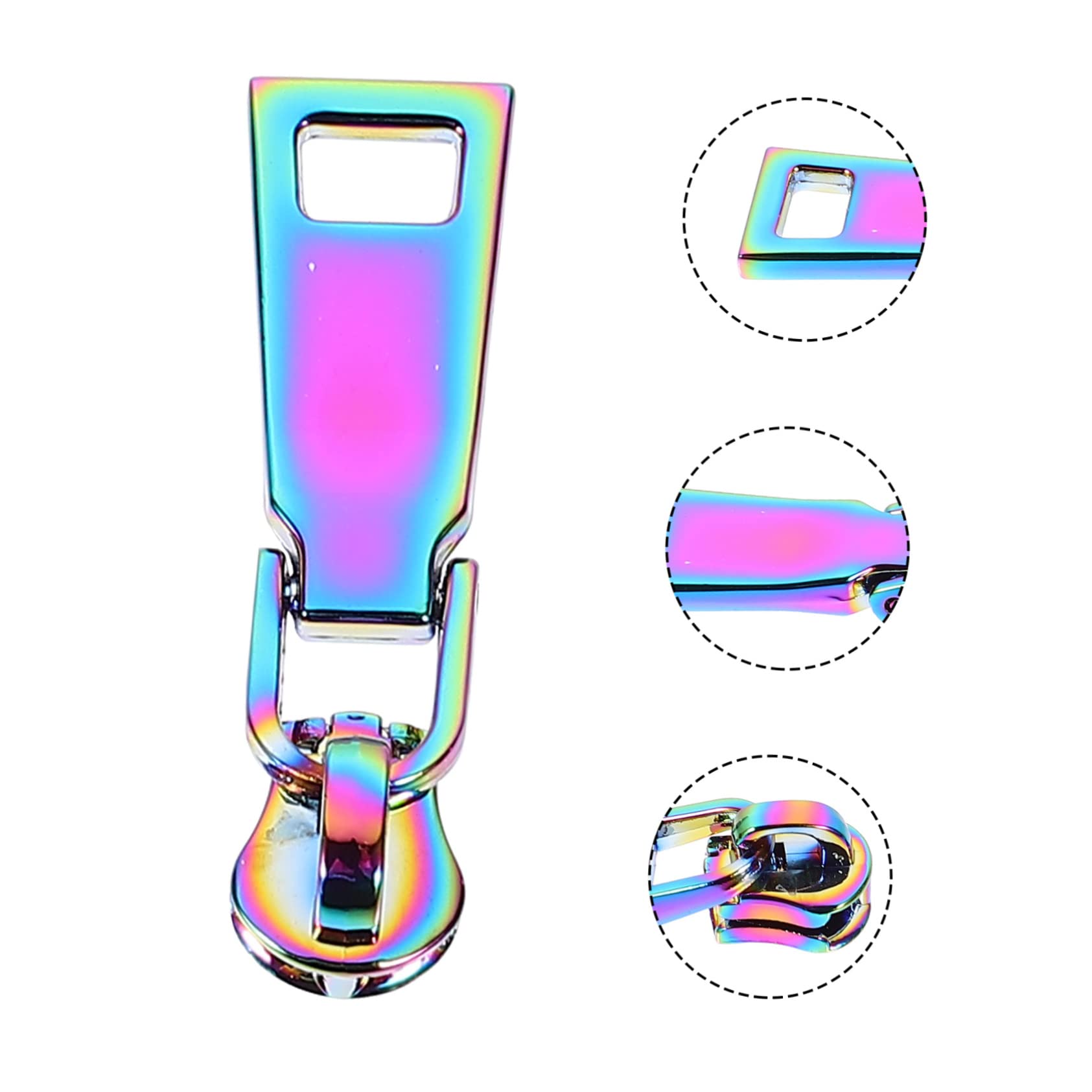 EXCEART 30piezas Tiradores De Cremallera Coloridos Para Reparación De Ropa y Equipaje Accesorios De Duraderos Para Proyectos