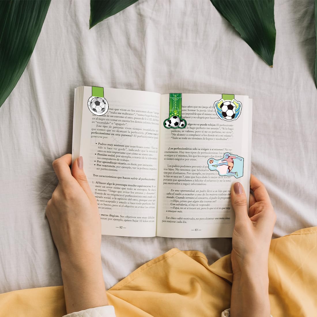 Segnalibri Magnetici, Segnalibro Calcio Bambini, Zestaw 10 Magnetycznych Zakładek, Gadżet na Urodziny Piłkarskie dla Dzieci, Chłopców, Dziewcząt, Kibców