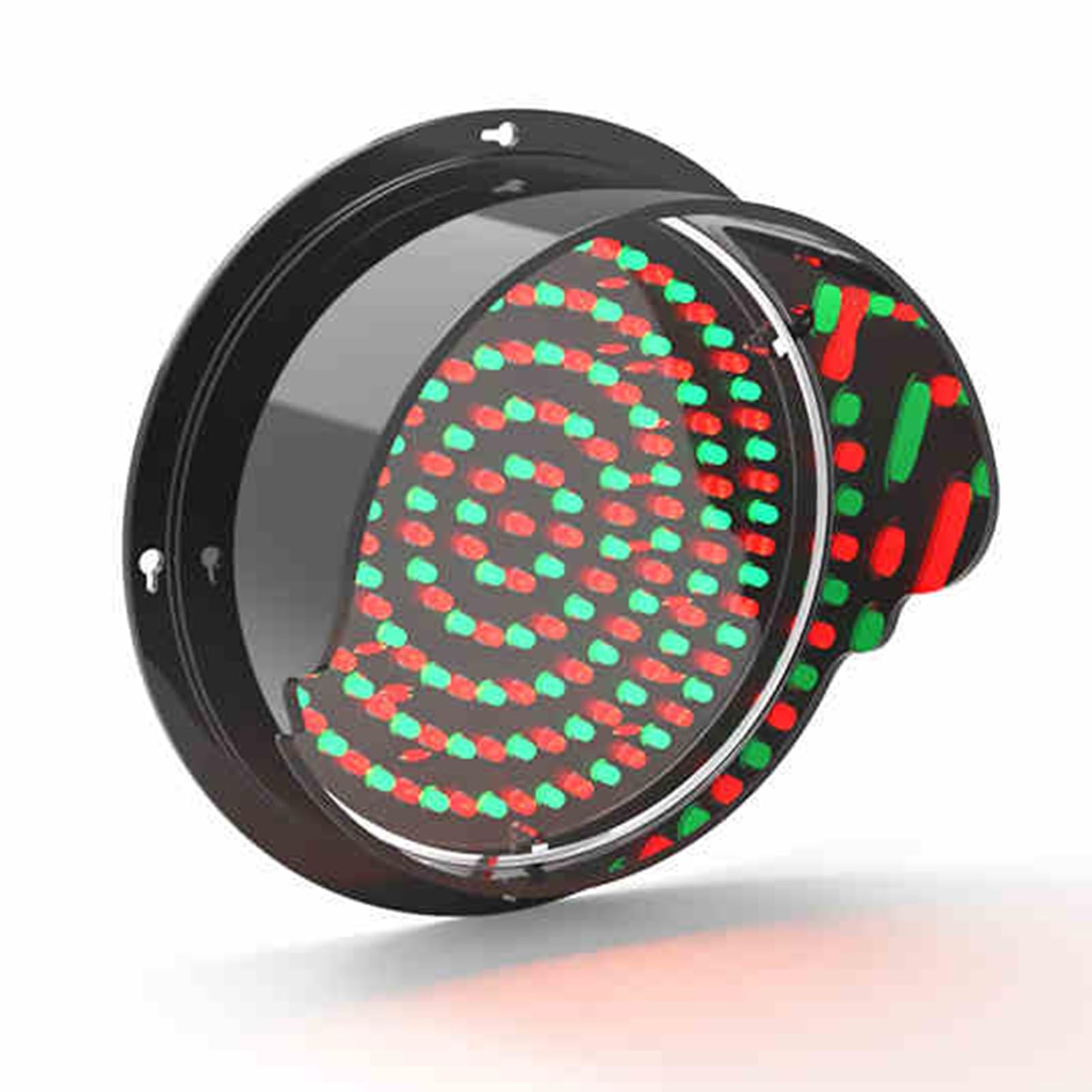 Semáforo, Señal De Tráfico Intermitente LED, Luz De Señal Bicolor Roja Verde, Luz De Señal De Canal De Puerta De Puente Báscula, Luces De Advertencia De Seguridad De Tráfico
