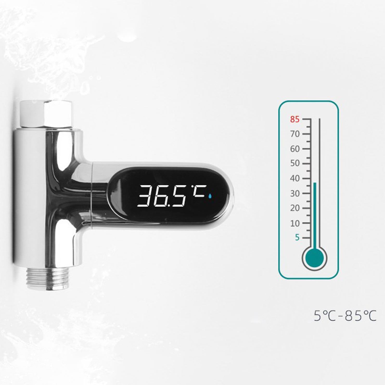 Digitale Duschtemperatur-Wasserdusche, Baby-Badewasser-Messtemperaturmesser