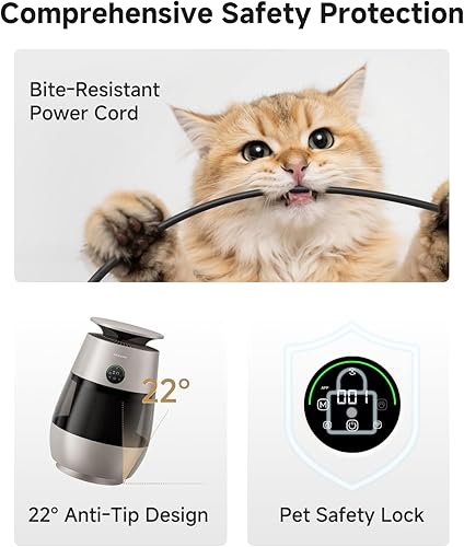 Miniatura 8 de Purificador de aire para mascotas Dreame AP10 para habitación grande del hogar, limpia 5,386 pies cuadrados en una hora, limpiador de aire