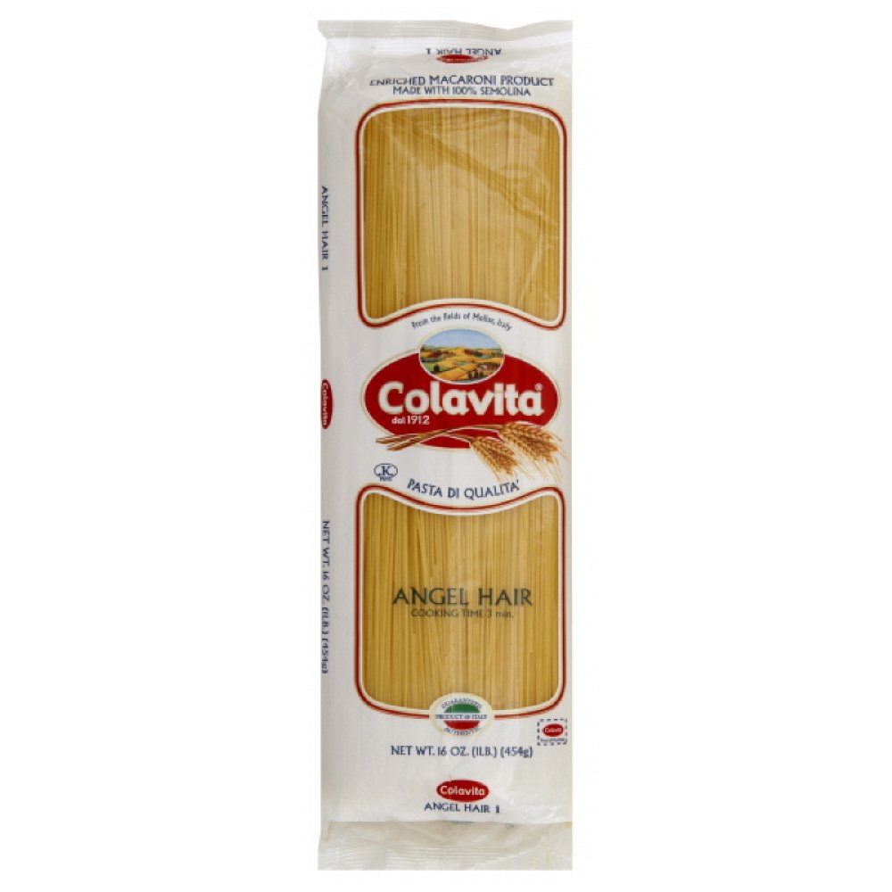 Colavita Pasta Angel Hair, 16-ounces (Pack of10)