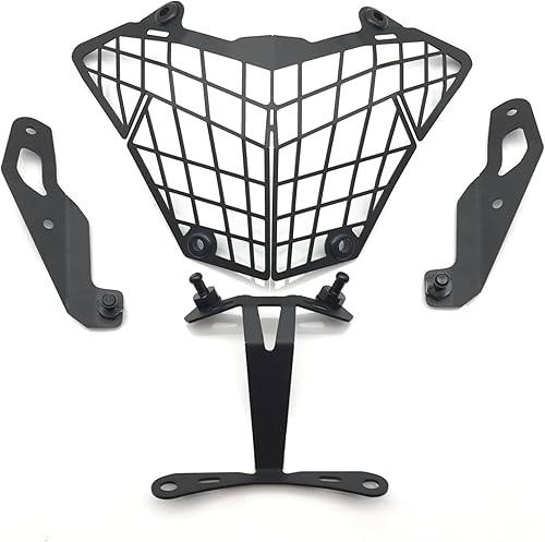 Miniatura 4 de Headlight Grill Guard For K&awasaki For V&ersys-X 250 300 For V&ersys X250 X300 2017-2021 2022 2023 Motorcycle Headlight Headlamp Grille Shield