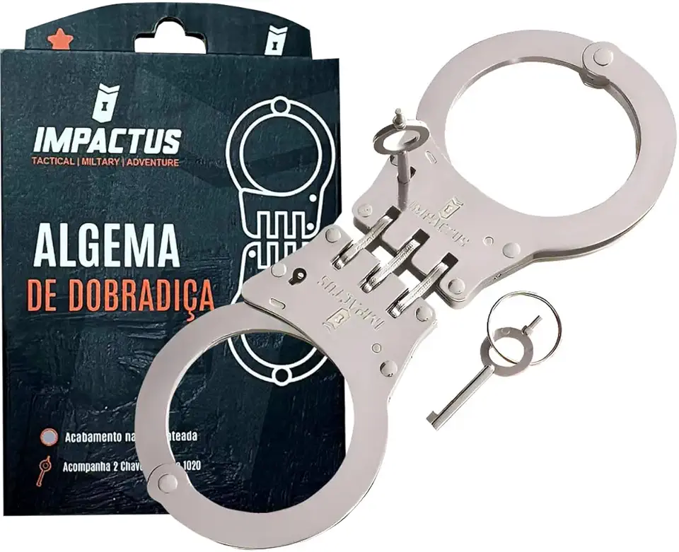 Algema Dobradiça Aço Carbono Aisi 1020 - Prateada