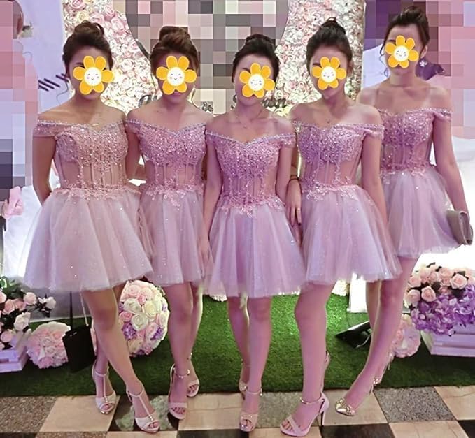 JAEDEN Prom Dress Lace Short - HOCO Dresses for Teens 2025 Tulle Homecoming Dresses3