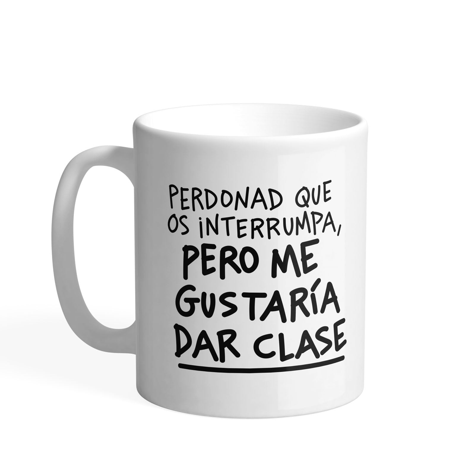 Pedrita Parker Taza café para Profesores - Me gustaría dar clase - Taza desayuno divertida