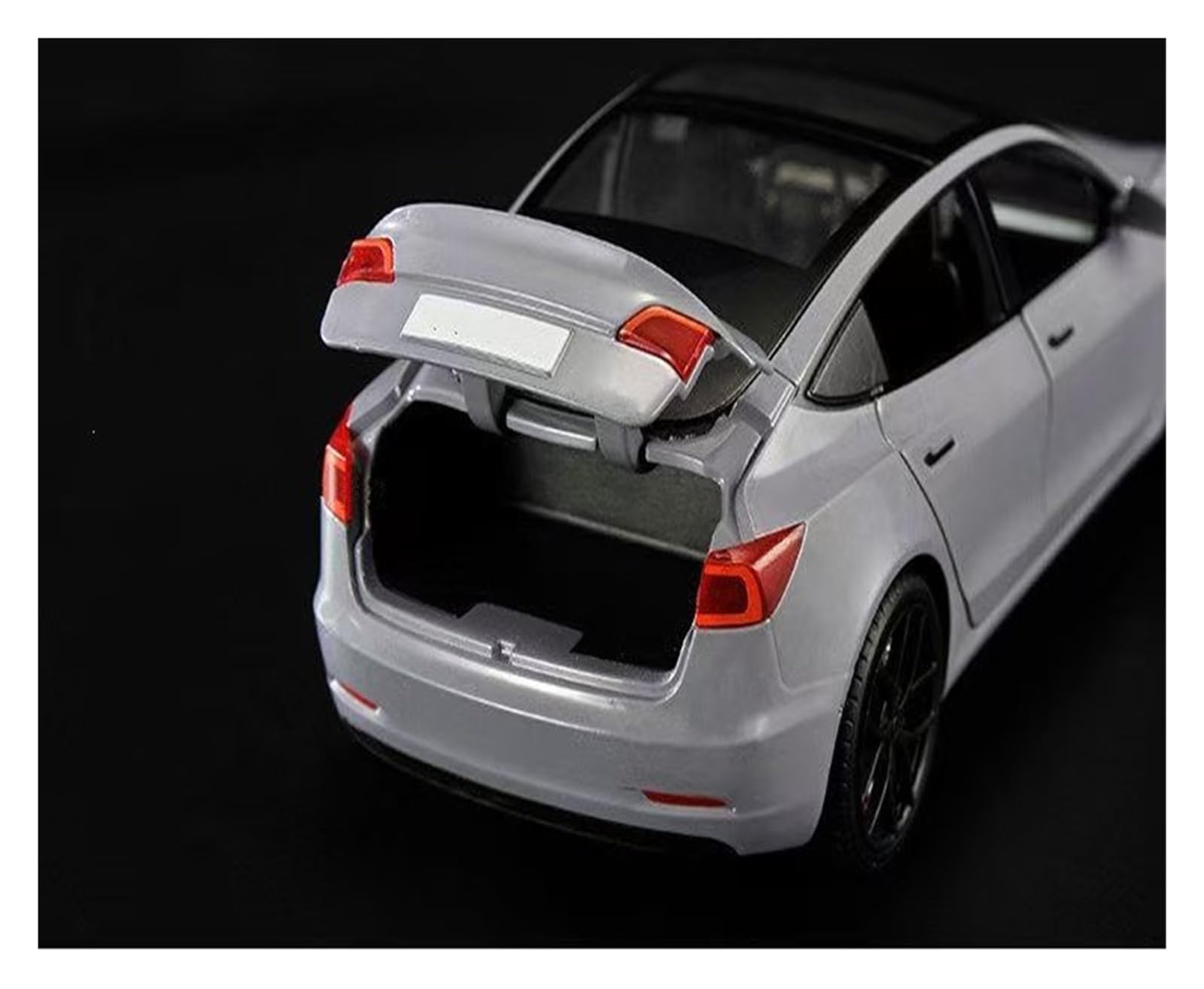 Modellini Auto Modellino Diecast Per Tesla Per Model 3 Modellino Auto | 1:24 Collezione Lega Metallo Veicoli(Grey)