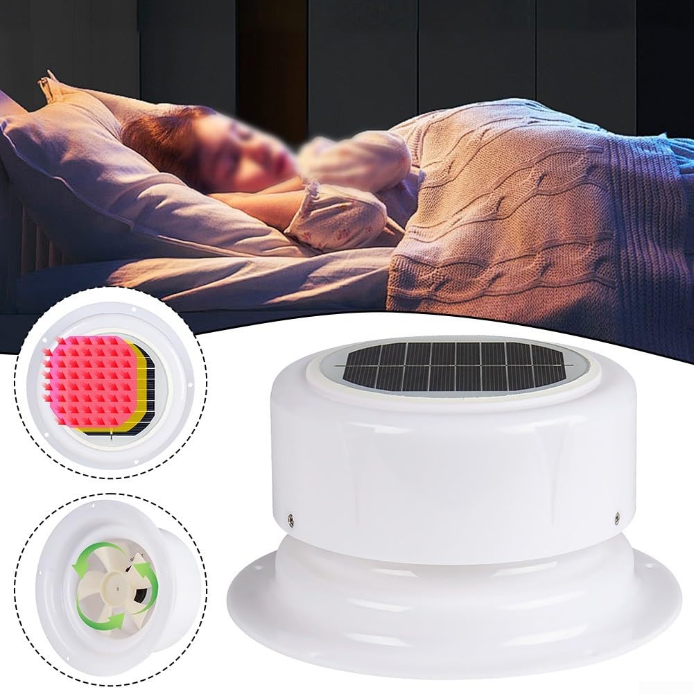ZYWUOY Für Wohnmobil-Solarventilator für effiziente Luftzirkulation in Wohnmobilen, Booten und Campingplätzen