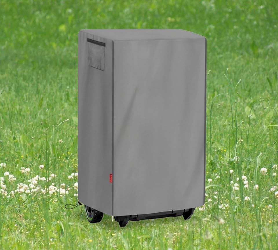 Miniatura 2 de Cubierta para cortacésped, cubierta de almacenamiento inalámbrica para cortadora de césped impermeable, se adapta a cortacésped plegable de 20