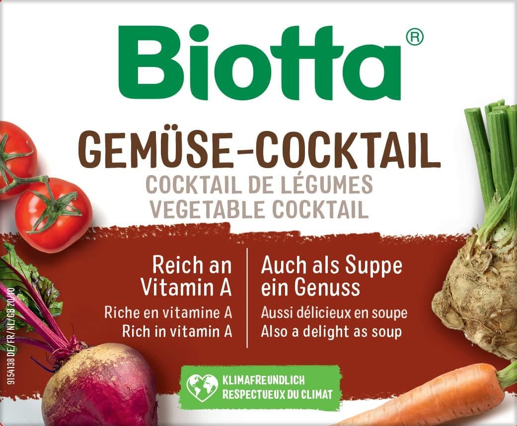 BIOTTA - Cocktail de Jus de Légumes lacto-fermenté - Mélange harmonieux de précieux jus de légumes 100% bio - Riche en nutriments - 500ml - Fabrication Suisse - Lot de 3